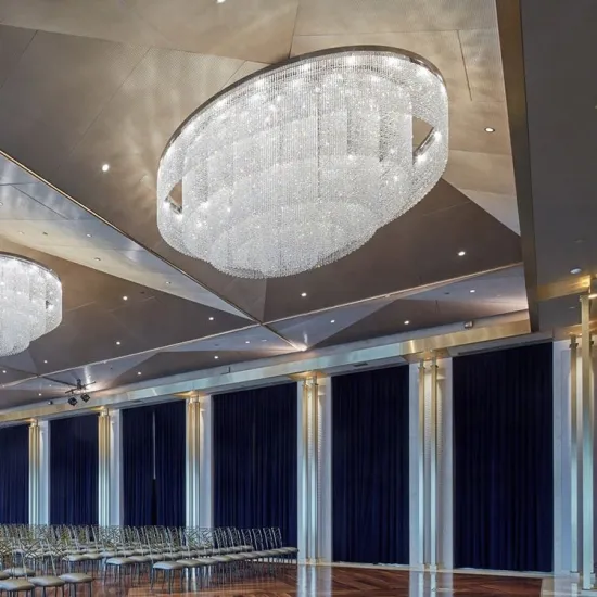2021 Modern Style Custom Chandeliers for Hotel Lobbies