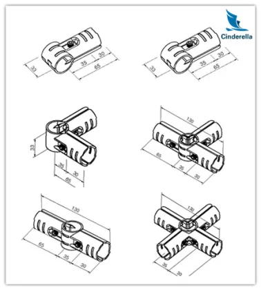 Metal Joints for Lean Tube HJ Series