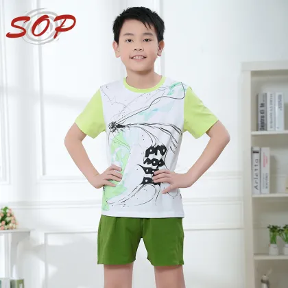 New arrival children set boys summer sport stylish clothing outfit boy children clothing set