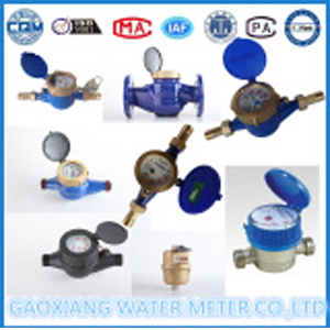 Multi nozzle water meter shell