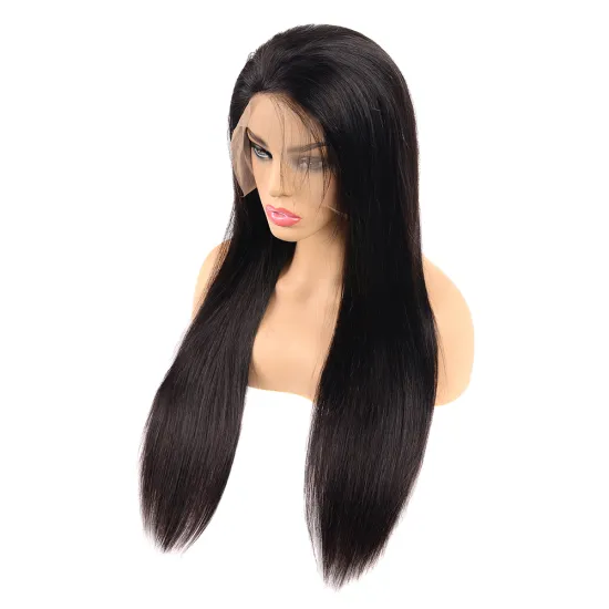 Wholesale Price 13*6 Natural Black Remy Perruques Naturelles Courtes  Lace Front Human Hair Wigs For Black Women