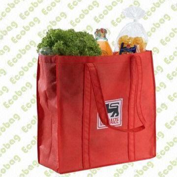 Recycle PET Bag with Heat Transfer Printing, Glossy Lamination, OEM Orders are Welcome