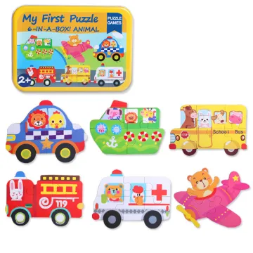 Children's Animal Car Puzzle