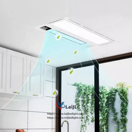 Modern Simple Bedroom Electric Fan Integrated Ceiling Lamp