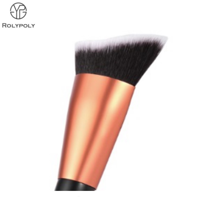 Brosse de maquillage de la perfection réelle avec cheveux de fibre synthétique