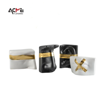 Golden Ceramic Ornaments: Luxurious Home Decor Enhancements for the Five Senses