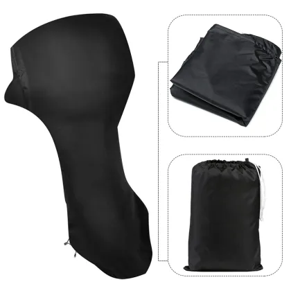 Marine Motor Engine Cover: Heavy Duty Durable Trailerable Full Outboard Boat Canvas Cover