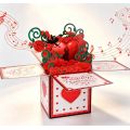 Wyskakująca karta rocznicowa Love Box
