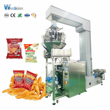 Multi-Head Weighter-Kartoffel-Chip-Snack-Packmaschine