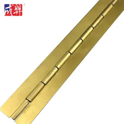 Long Stainless Steel Piano Hinge - Heavy Duty Continuous Gold Hinge