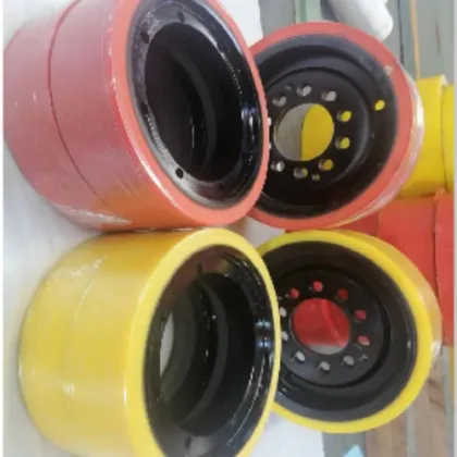 round polyurethane rubber wheels
