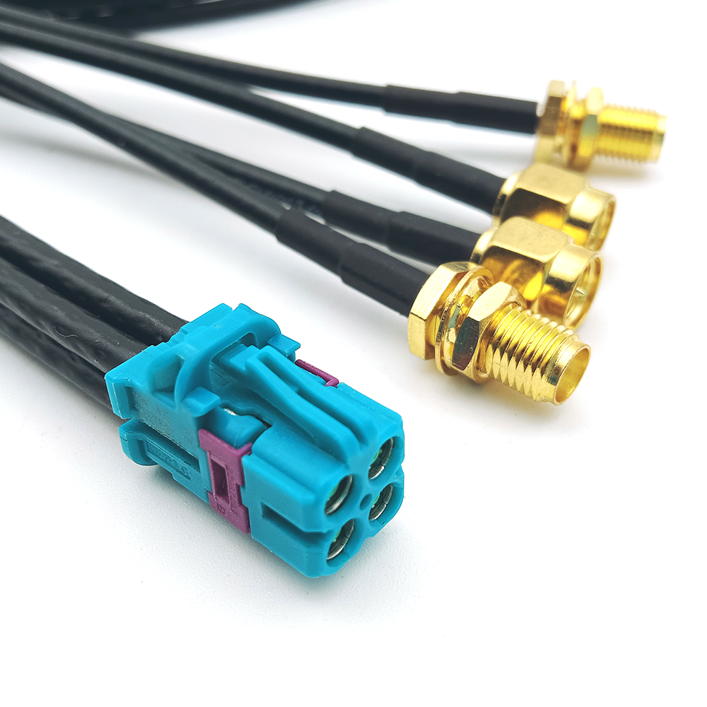 Mini Fakra to SMA Female Male Cable Assemblies