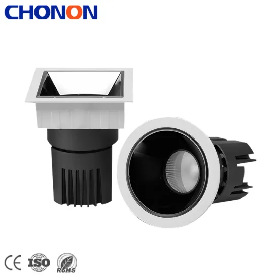 Anti-Glare Square COB Spotlight: A Smart, Dimmable Ceiling-Mounted LED Downlight Module