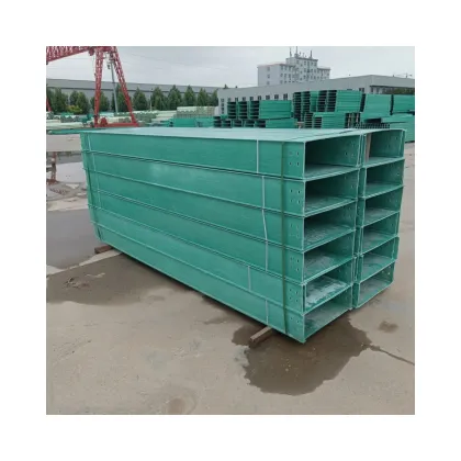 Fire Retardant Fiberglass Cable Tray: Ladder Type Trough System for Power Cable Management