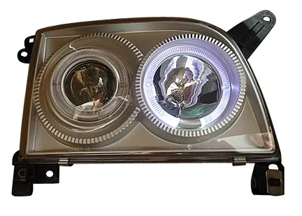 Crystal angel eyes white headlights for Toyota hiace Van 93-94 cabin parts