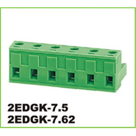 녹색 플러그 가능 커넥터 10p Strip Terminal Block