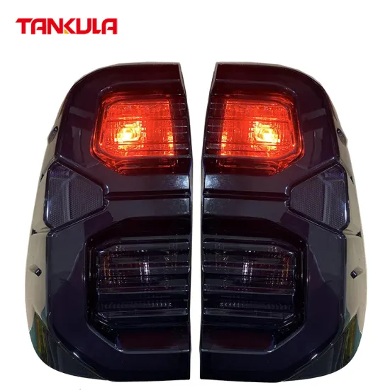 Smoked LED Tail Lamp for Toyota Hilux 2021-2023 Auto Lighting System
