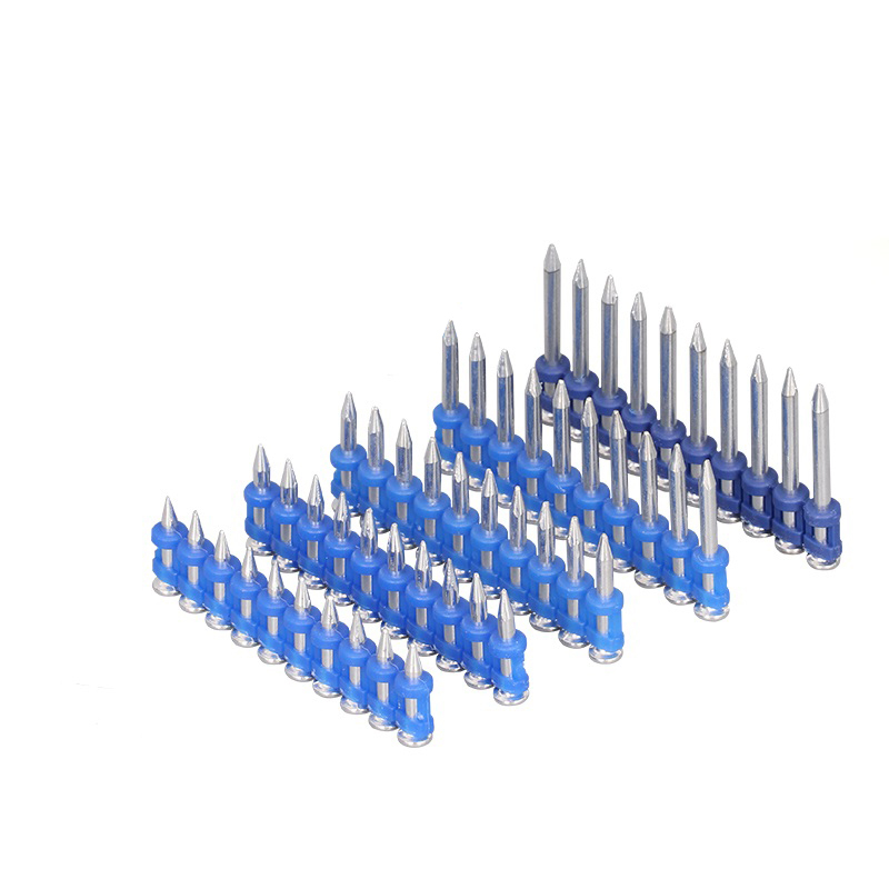 Blue fixed clip-tip gas nail