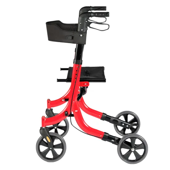 Foldable and Light Weight with 4 Wheel Rollator