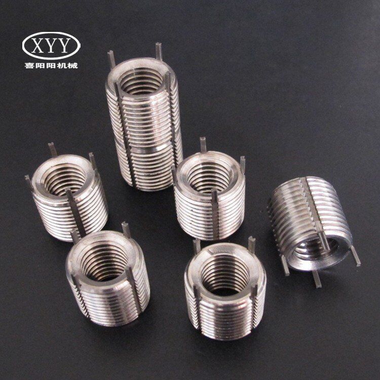 Stainless Steel and Zinc Fastener-Key Locking Thread Insert 1/4-20 Size M2 Metric Thread Size