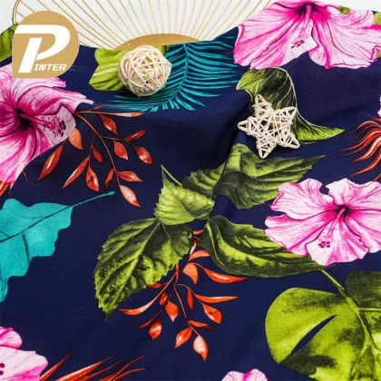 Wholesale Custom Printed 100% Rayon Woven Viscose Fabric