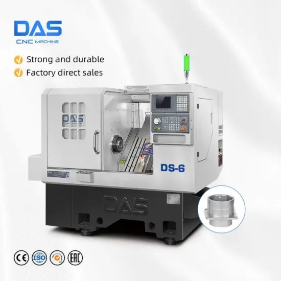 Hot Selling GQDS DS-6 Mini CNC Lathe with Fly Cutter Milling Head - Affordable and High-Quality Machine Tool for Precision Work