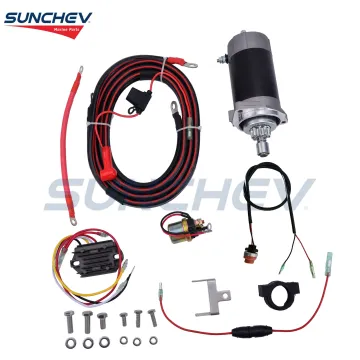 SUNCHEV Electric Starter Kit Tohatsu 40hp For Tohatsu 40hp 50HP(2 Stroke)