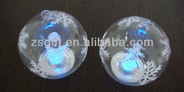 honorable glass ball led light christmas tree decorations