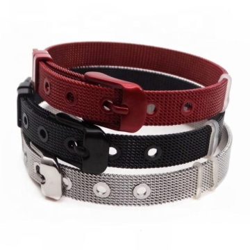 Yiwu Aceon Velle 10MM Stainless Steel Mesh Watch Band with Adjustable Closure