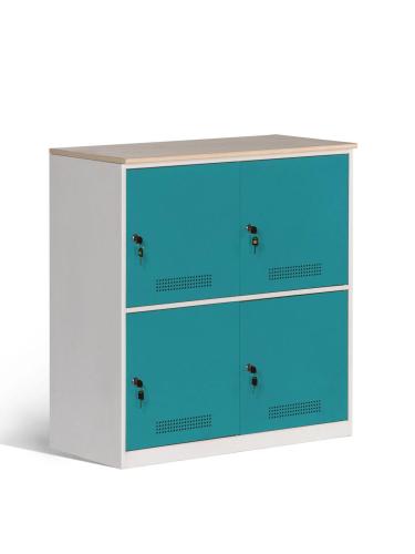 36 &quot;Low Office Storage Locker 4 porta