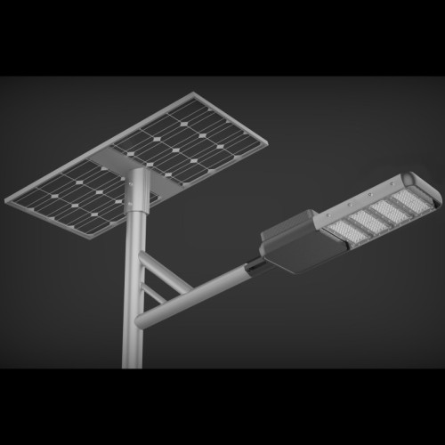 80W solar street light with battery and panel