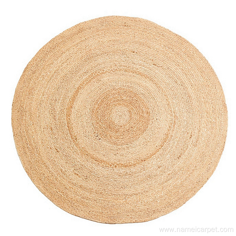 Natural Water hyacinth round home decor floor mats