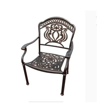 Waterproof Balcony Chair Set Cast Aluminum Outdoor Furniture