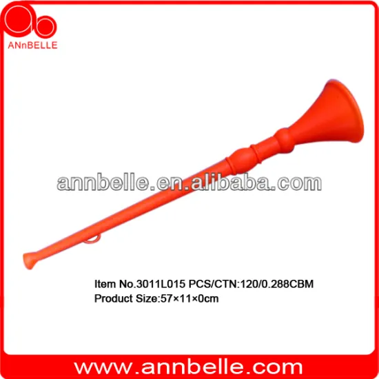 Crazy 57cm plastic vuvuzela promotional vuvuzela horn
