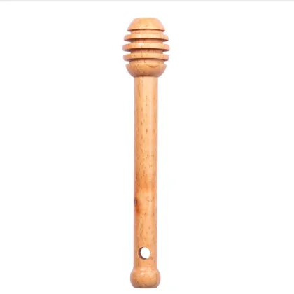 Beech Wooden Honeycomb Stick for Dispensing and Drizzling Honey