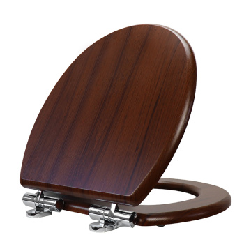 Fanmitrk MDF toilet seat walnut wood grain