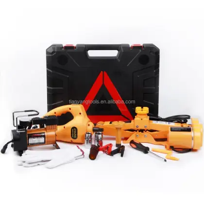 Rogtz electric car floor jack and air pump