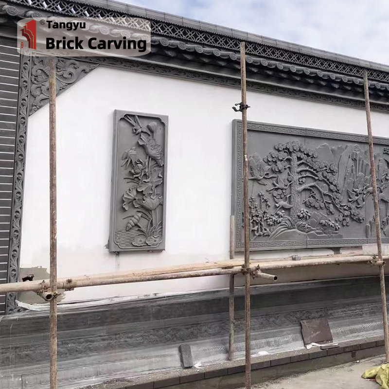 Chinese style wall decoration for outdoor use