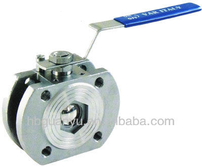 1PC Stainless Steel 1.4408 Wafer Flanged Ball Valve, PN16/40