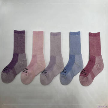 chaussettes en laine pour enfants en tricot inversé personnalisé