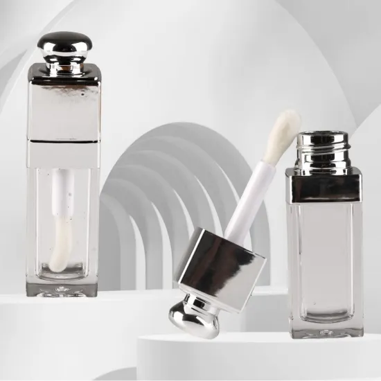 empty luxury custom lip gloss tube bottle container