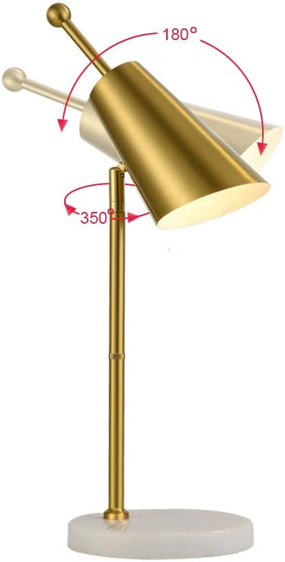 Sleek Brass Table Lamp with Dimmable Warm Light Options (2)