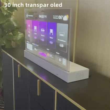 30 Inch Transparent OLED Display Touch Screen - Ultra Thin See-Through OLED