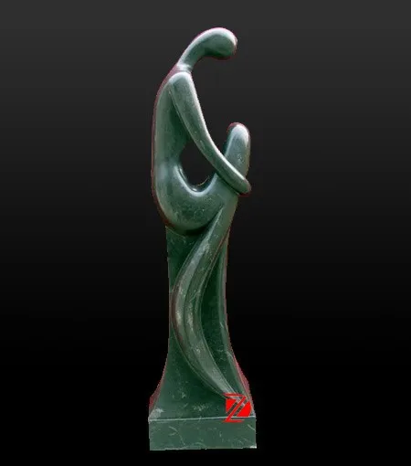 Hand-carved marble abstract sculptures for woman