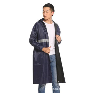 Wholesale Eco-Friendly Waterproof Long Hooded Raincoats for Adults