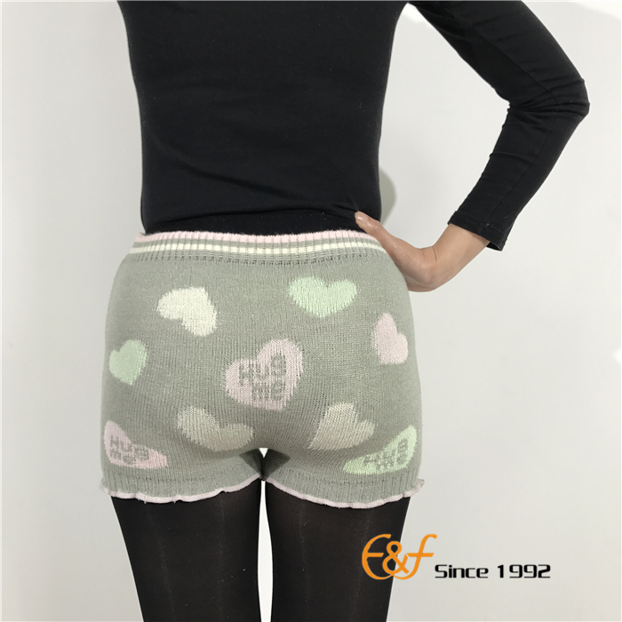 heart pattern sweet pants