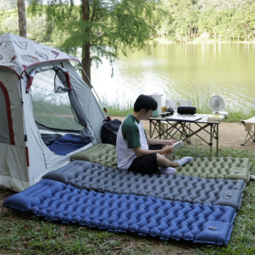 Ultralight Waterproof Camping Mattress with Built-in Pump