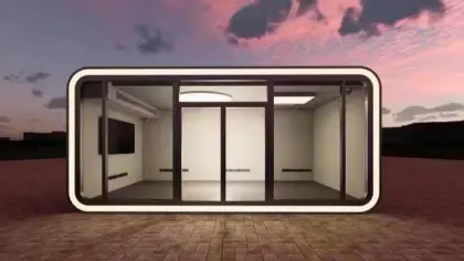 Luxury Apple Pod: Modular Capsule House & Mobile Home