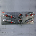 4Ft Dinding Mount Logam Alat Pegboard Storage Organizer