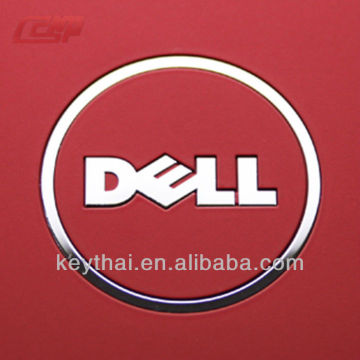 custom aluminum label logo/metal logo label for computer